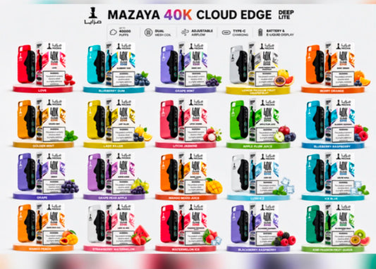 Mazaya Deep Lite Cloud Edge 40000 Puffs Disposable Vape