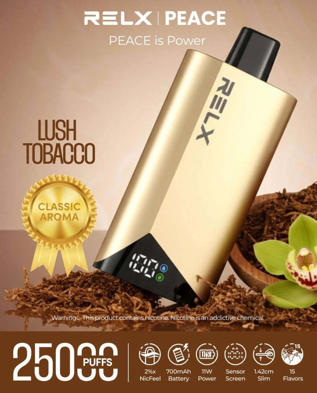 Relx Peace 25000 Puffs Disposable Vape