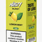 Nasty Burst 3mg 60ml Freebase E-Liquid