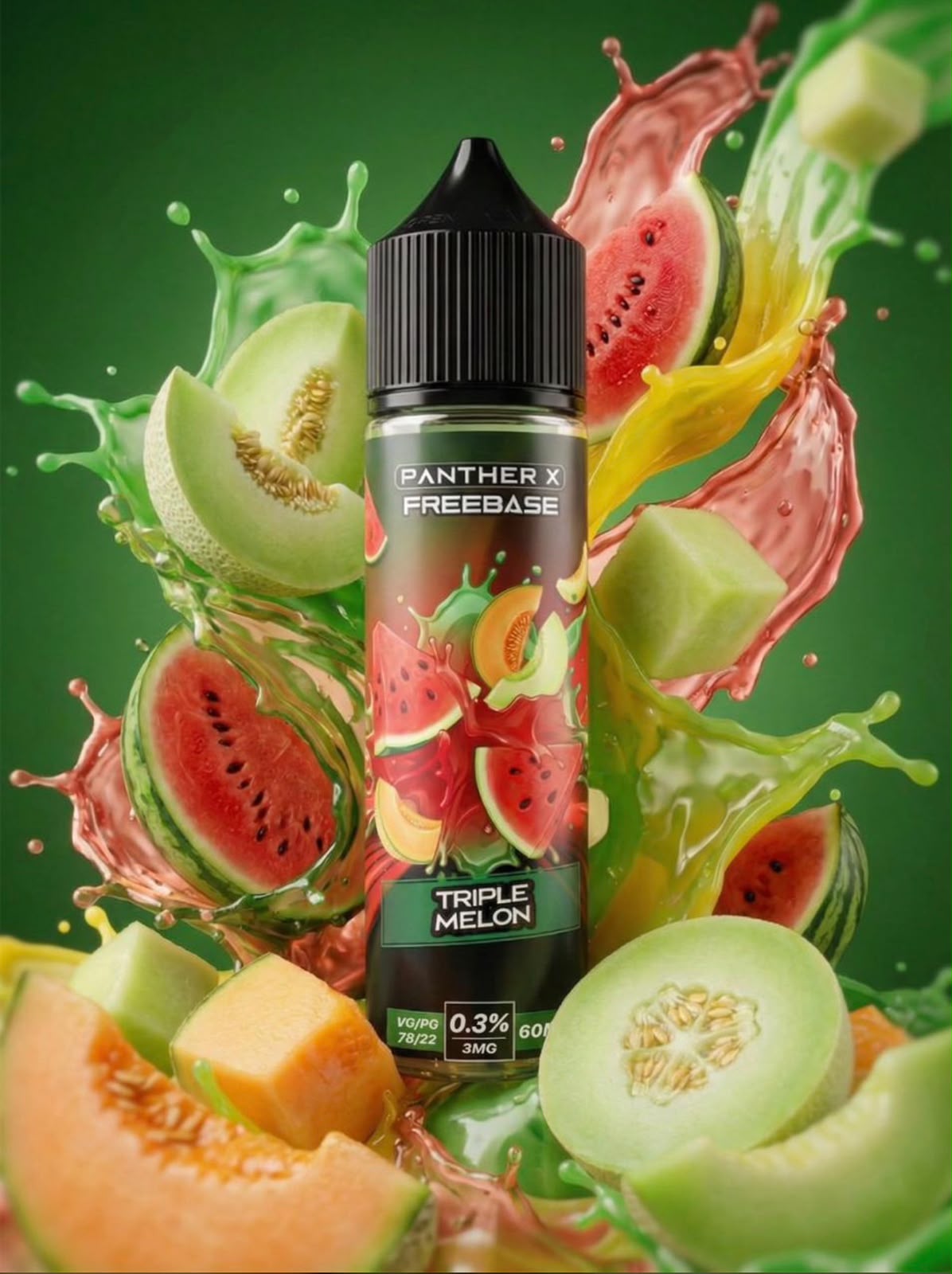 Dr Vapes Panther X Freebase 60ml 3mg Nicotine Vape Juice