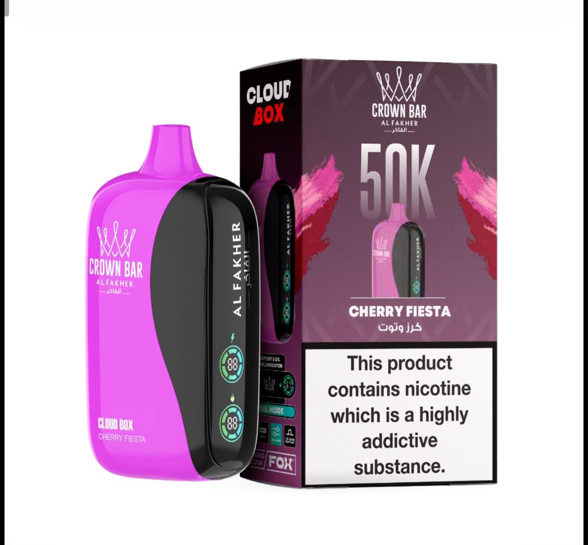 Al Fakher Crown Bar 50K Cloud Box 50000 Puffs