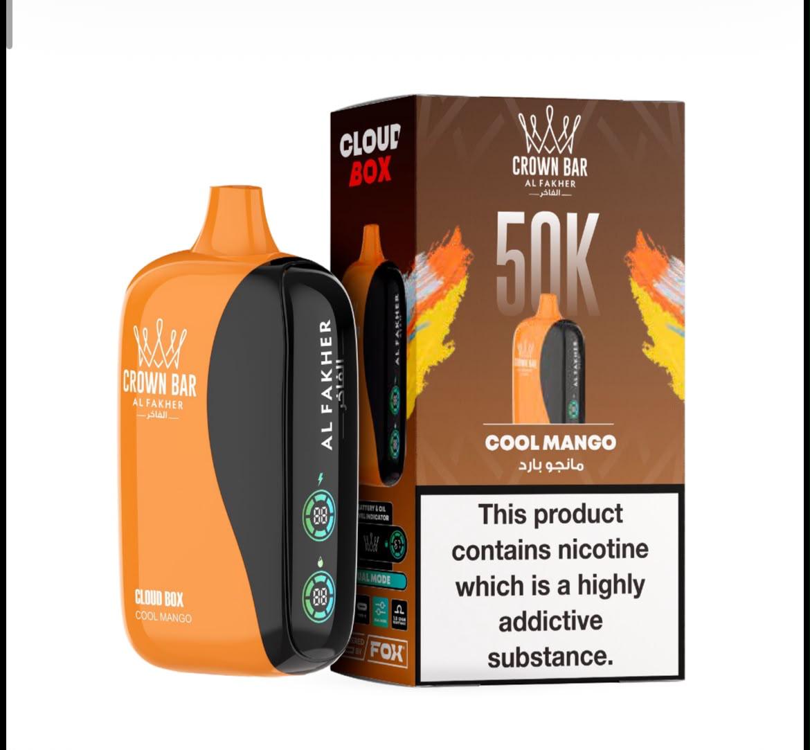 Al Fakher Crown Bar 50K Cloud Box 50000 Puffs