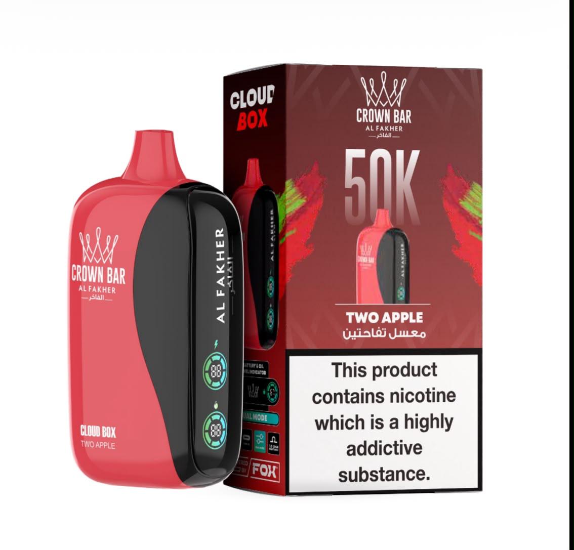 Al Fakher Crown Bar 50K Cloud Box 50000 Puffs