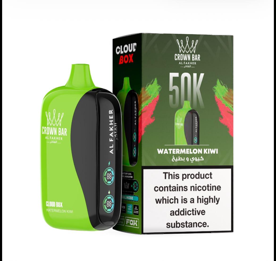 Al Fakher Crown Bar 50K Cloud Box 50000 Puffs