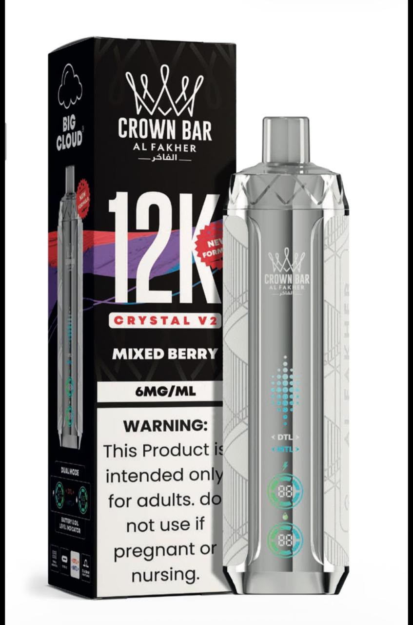 Al Fakher Crown Bar (Crystal V2) 12000 Puffs Disposable Vape