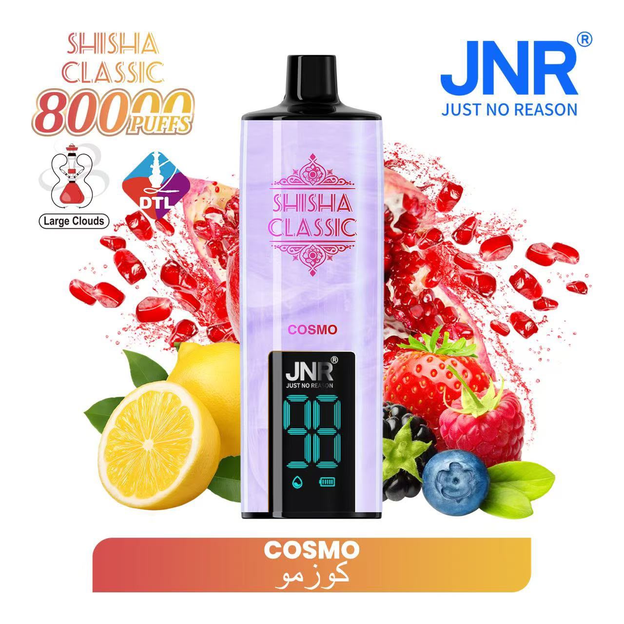 JNR Shisha Classic 80000 Puffs Disposable Vape