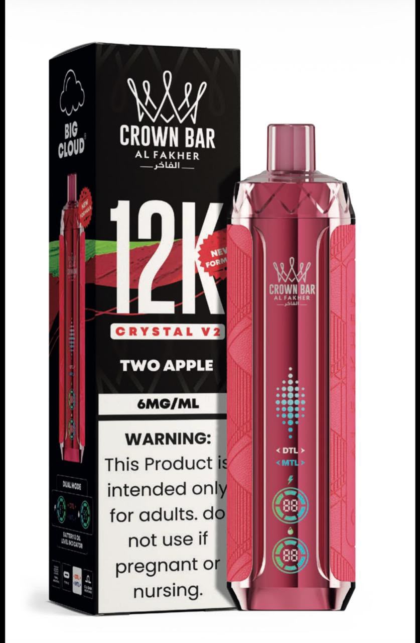 Al Fakher Crown Bar (Crystal V2) 12000 Puffs Disposable Vape