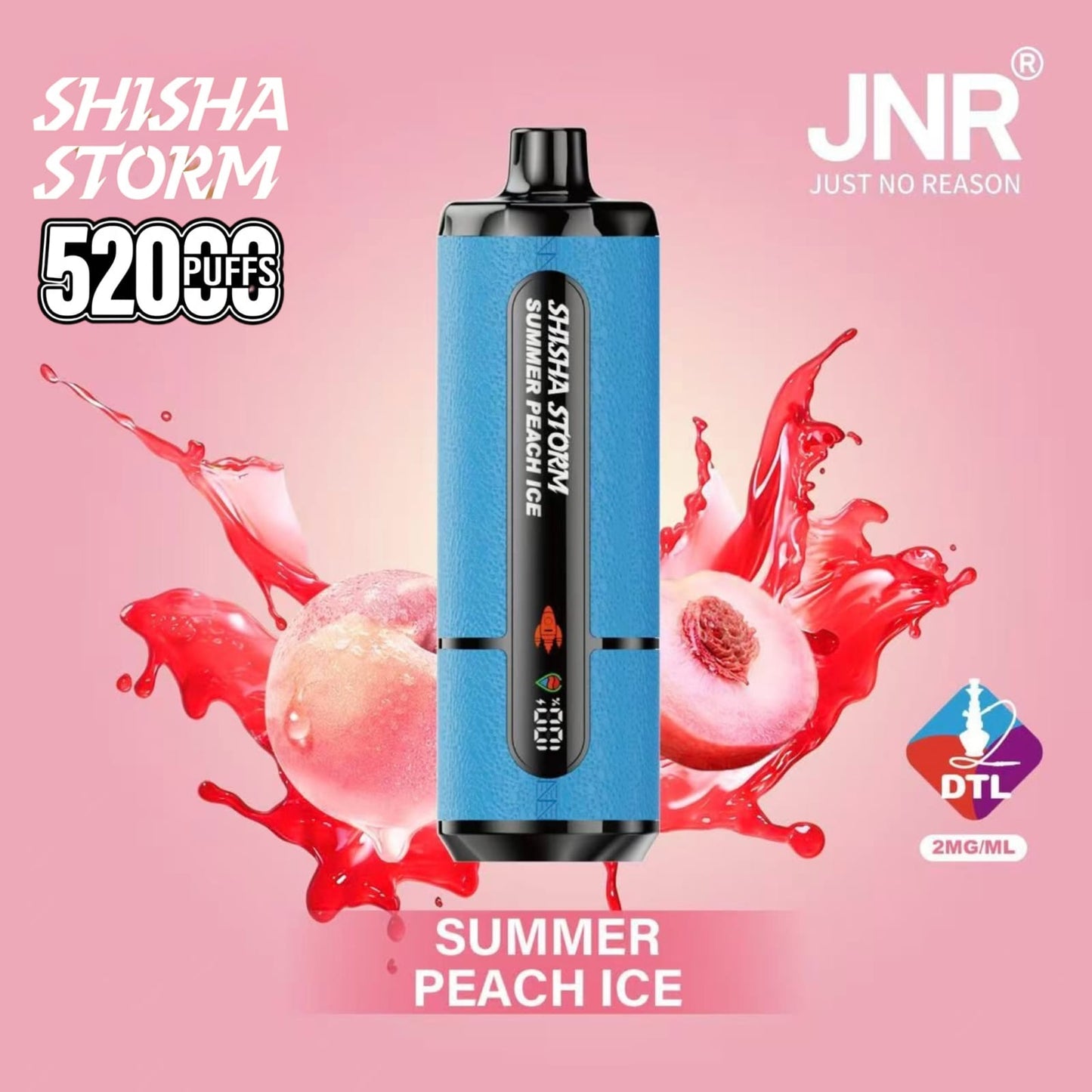 Jnr Shisha Storm 52000 Puffs Disposable Vape