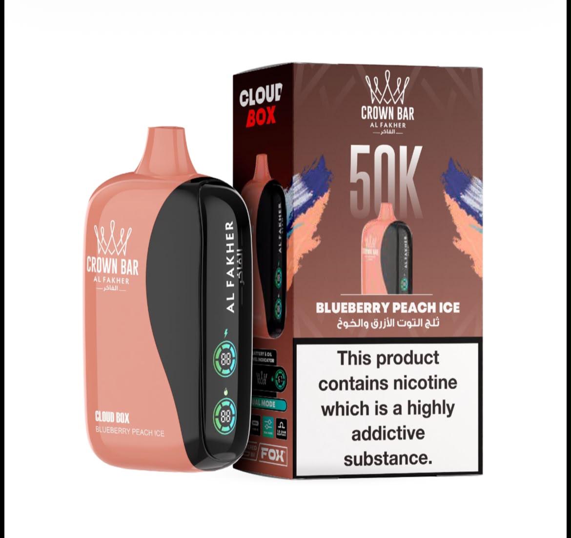 Al Fakher Crown Bar 50K Cloud Box 50000 Puffs