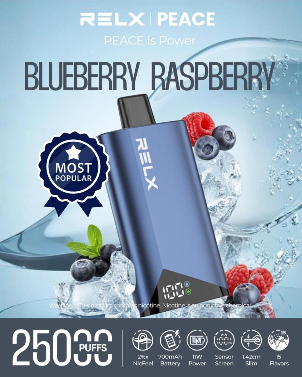 Relx Peace 25000 Puffs Disposable Vape