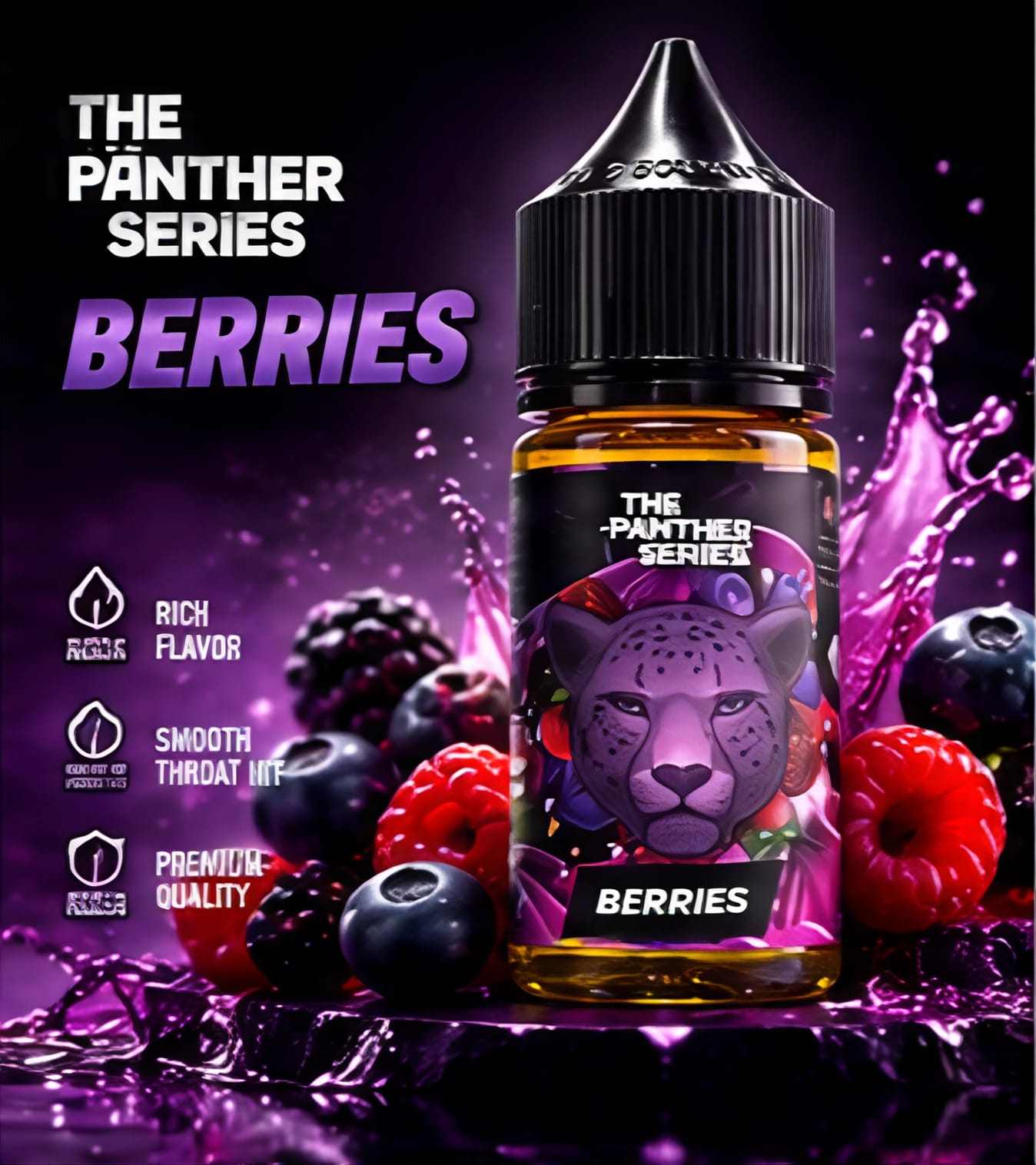 The Panther Series by Dr. Vapes (30mg / 50mg) Saltnic E-Liquid 30ml