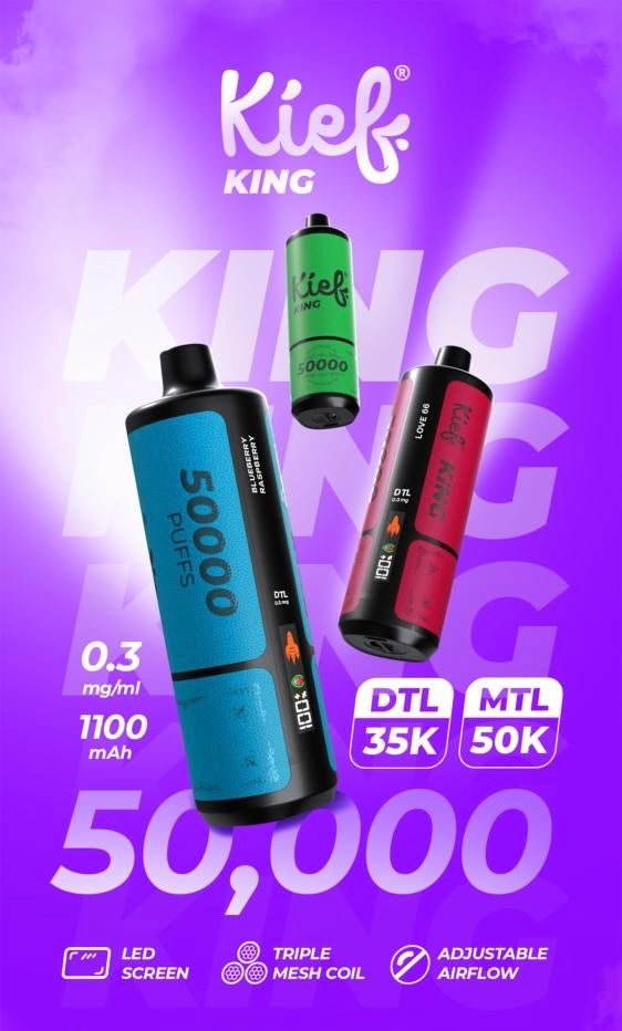 Kief King 50,000 Puffs Disposable Vape