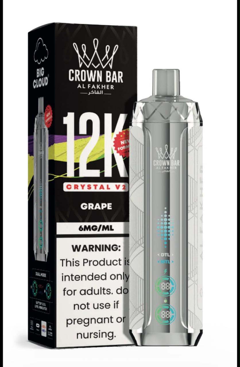 Al Fakher Crown Bar (Crystal V2) 12000 Puffs Disposable Vape