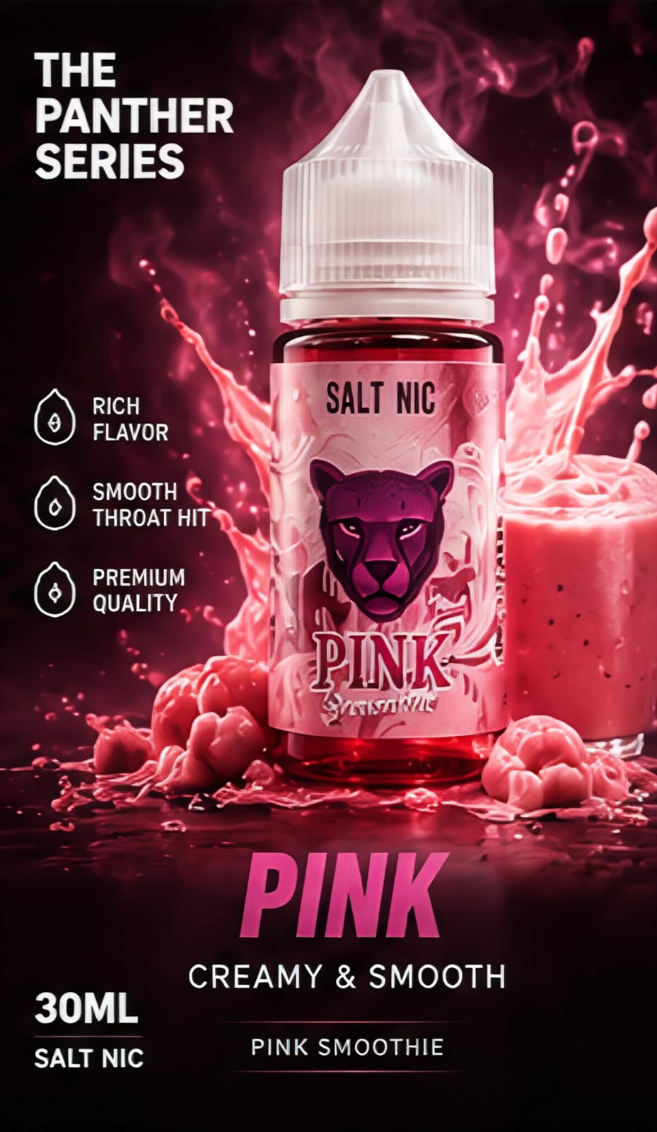 The Panther Series by Dr. Vapes (30mg / 50mg) Saltnic E-Liquid 30ml
