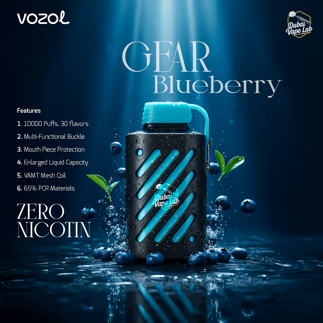 VOZOL Gear 10,000 Puffs Zero Nicotine Disposable Vape in Dubai