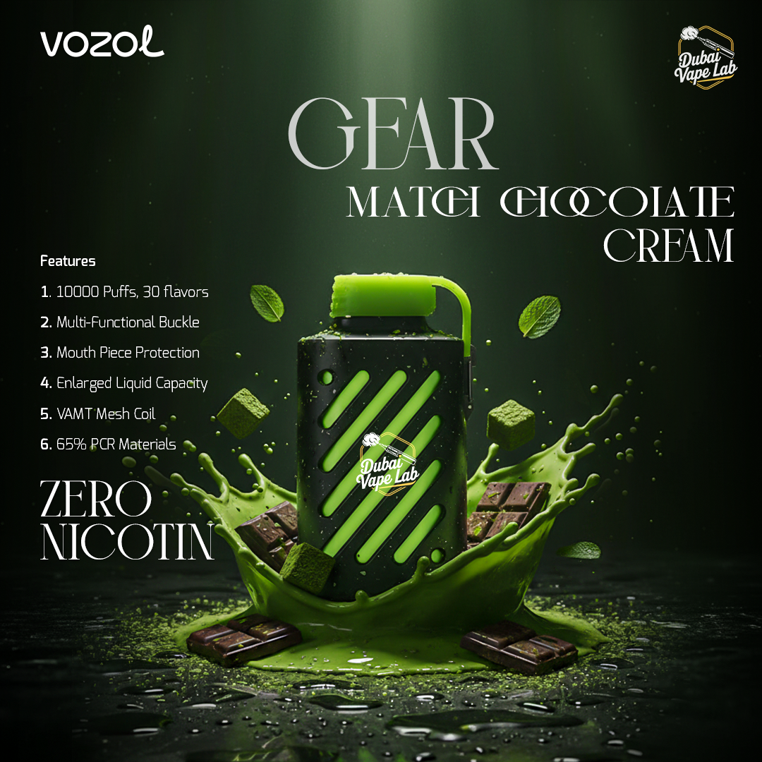VOZOL Gear 10,000 Puffs Zero Nicotine Disposable Vape in Dubai