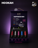 Joy Hookah Happiness Box 200k Puffs Disposable Vape (5 Flavors+DTL Glass Pipe)