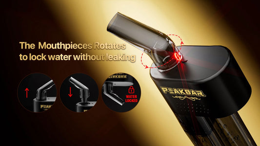 PEAKBAR Hookah Glass Pipe Attachment(Comfortable with Joy Hookah)