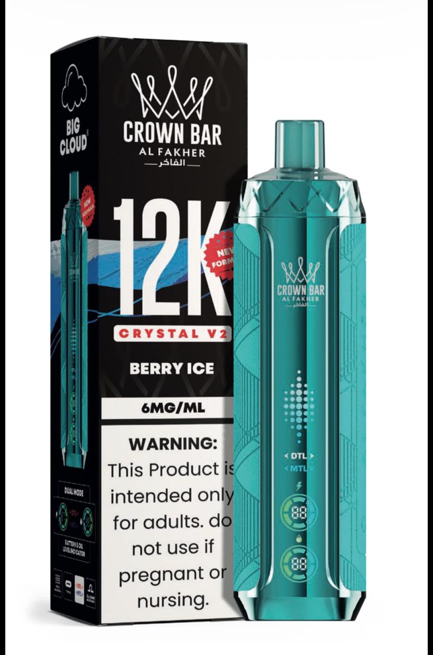 Al Fakher Crown Bar (Crystal V2) 12000 Puffs Disposable Vape