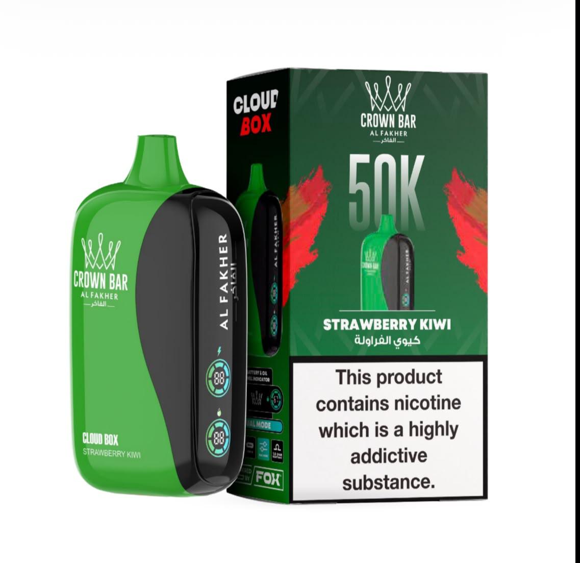 Al Fakher Crown Bar 50K Cloud Box 50000 Puffs