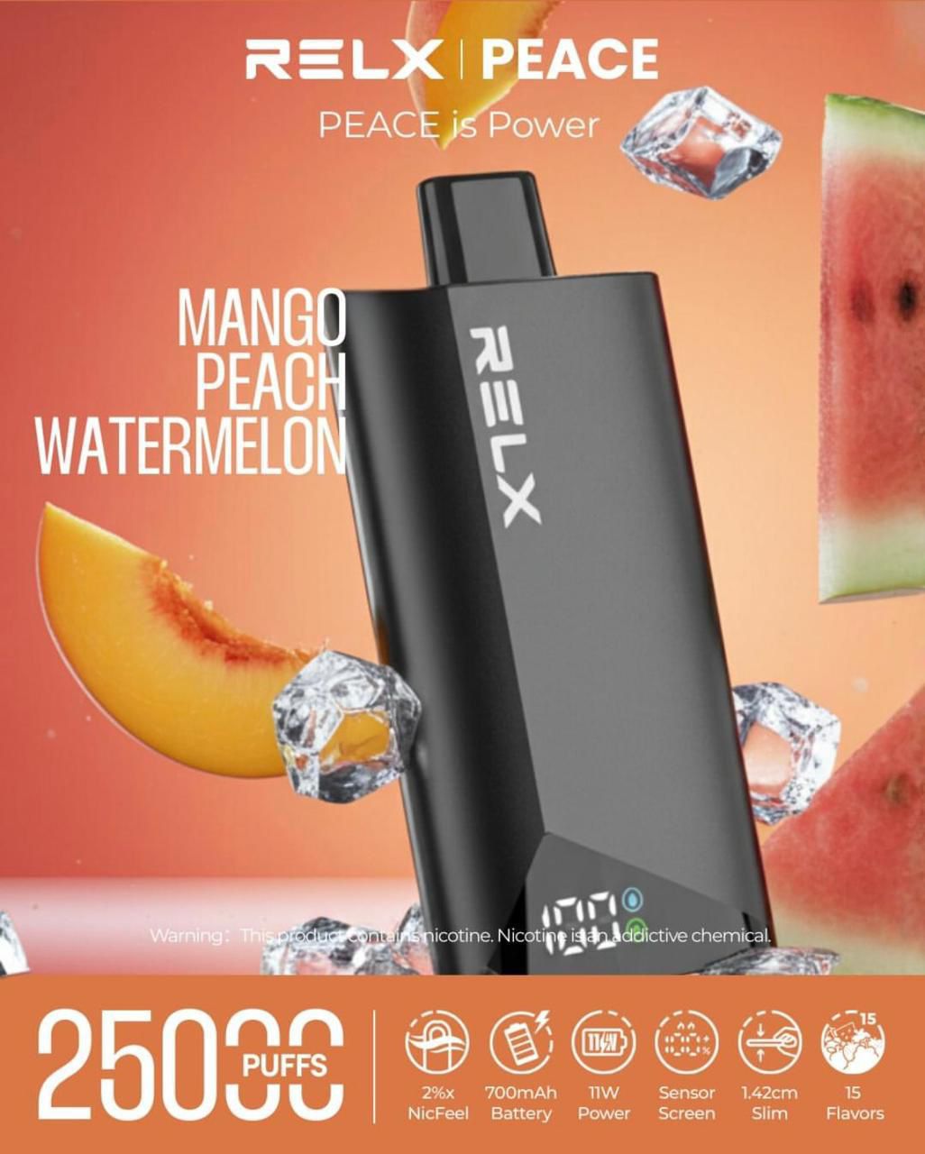 Relx Peace 25000 Puffs Disposable Vape
