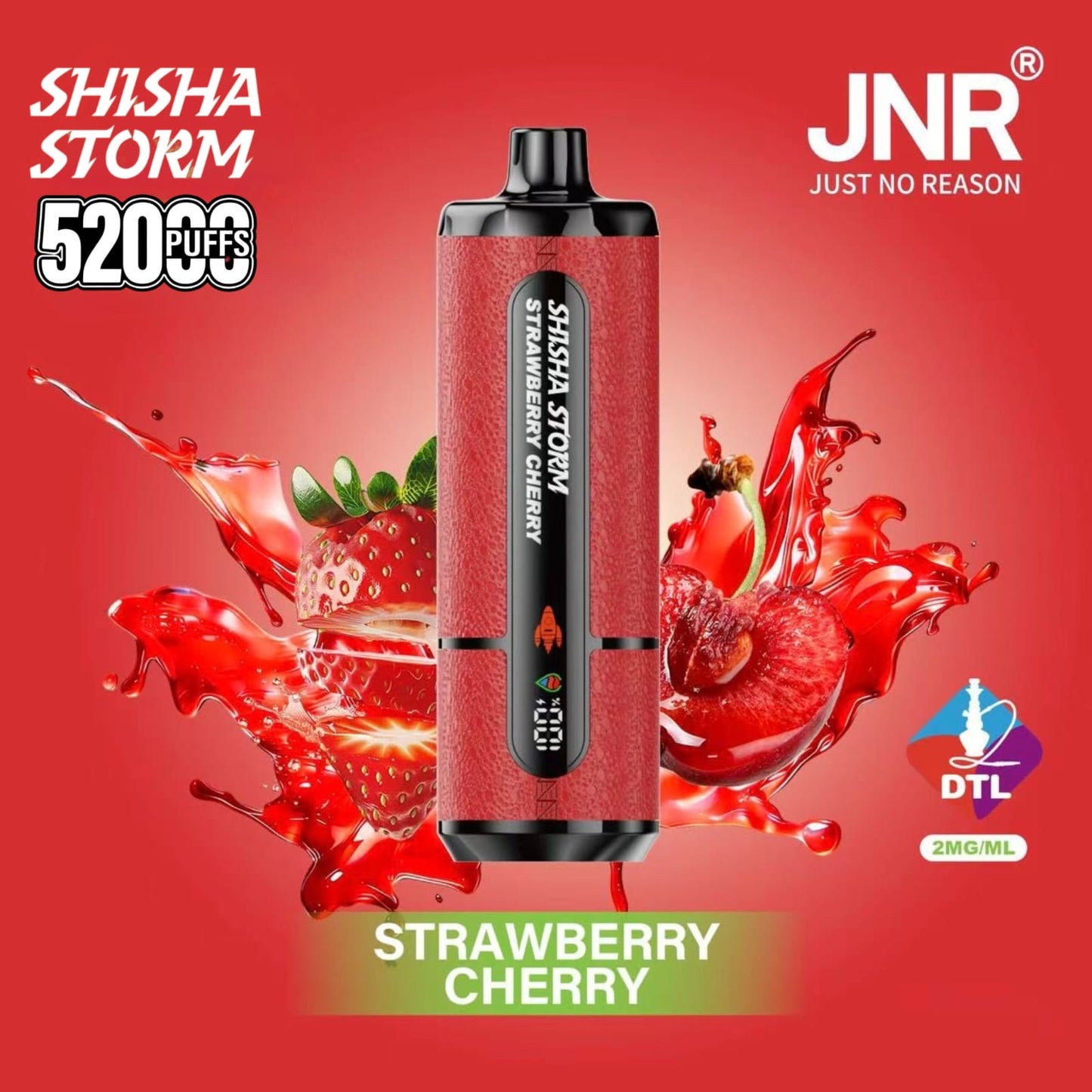 Jnr Shisha Storm 52000 Puffs Disposable Vape