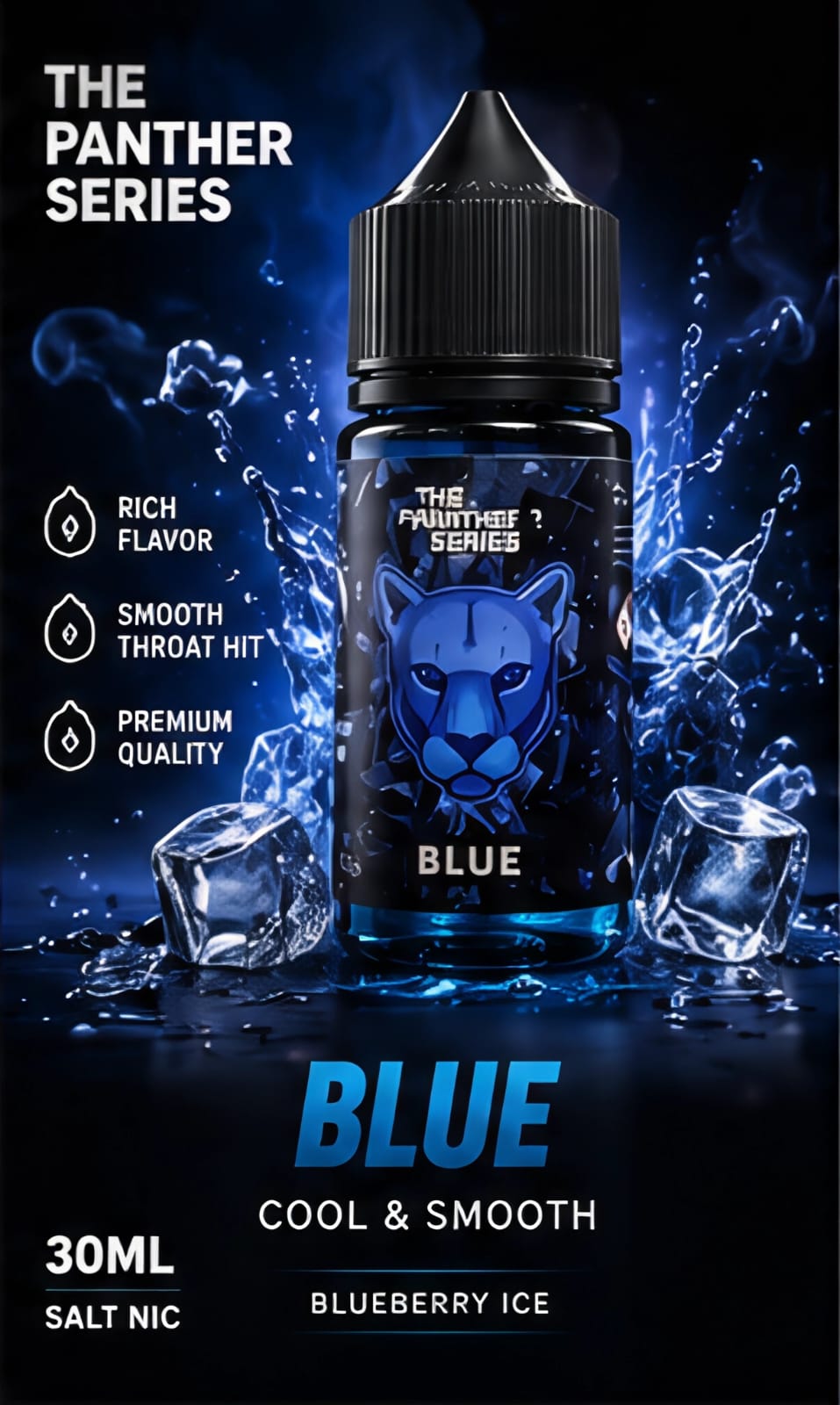 The Panther Series by Dr. Vapes (30mg / 50mg) Saltnic E-Liquid 30ml