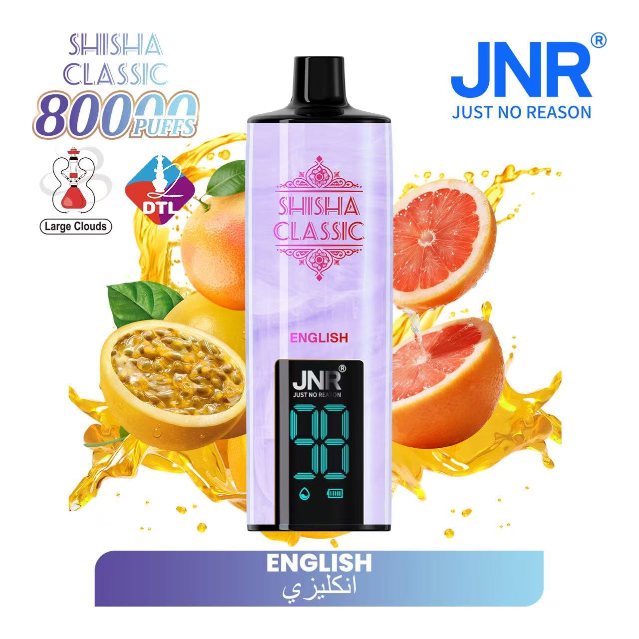 JNR Shisha Classic 80000 Puffs Disposable Vape