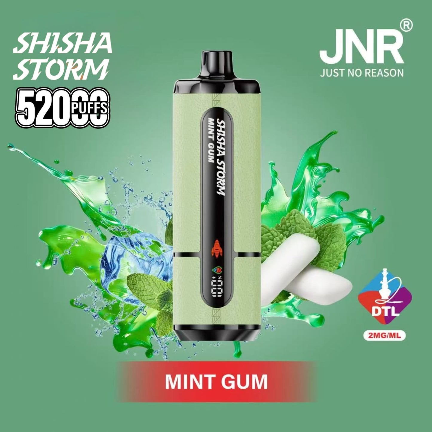 Jnr Shisha Storm 52000 Puffs Disposable Vape