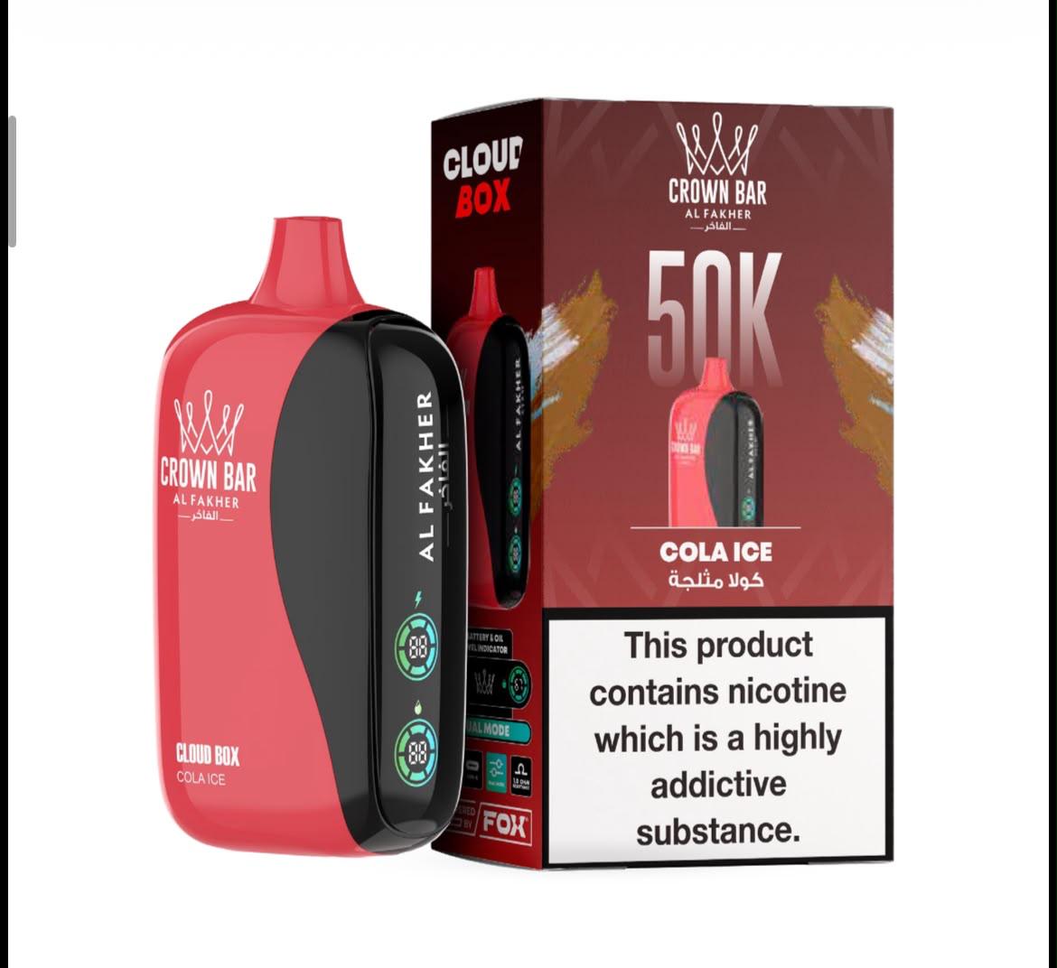 Al Fakher Crown Bar 50K Cloud Box 50000 Puffs