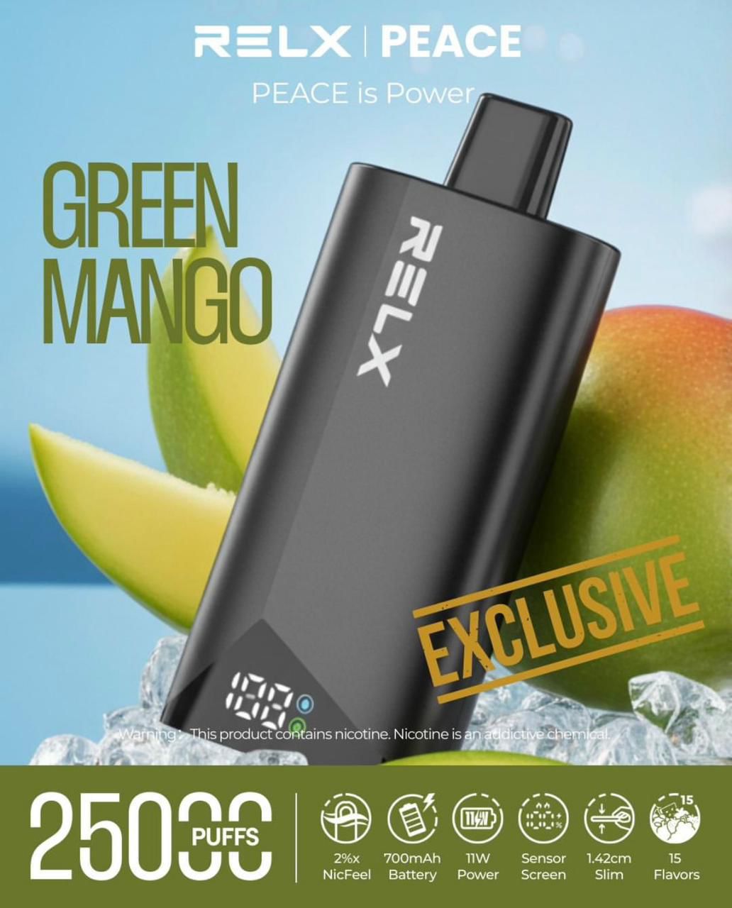 Relx Peace 25000 Puffs Disposable Vape