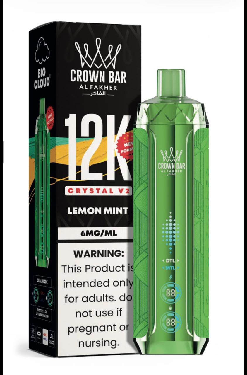 Al Fakher Crown Bar (Crystal V2) 12000 Puffs Disposable Vape