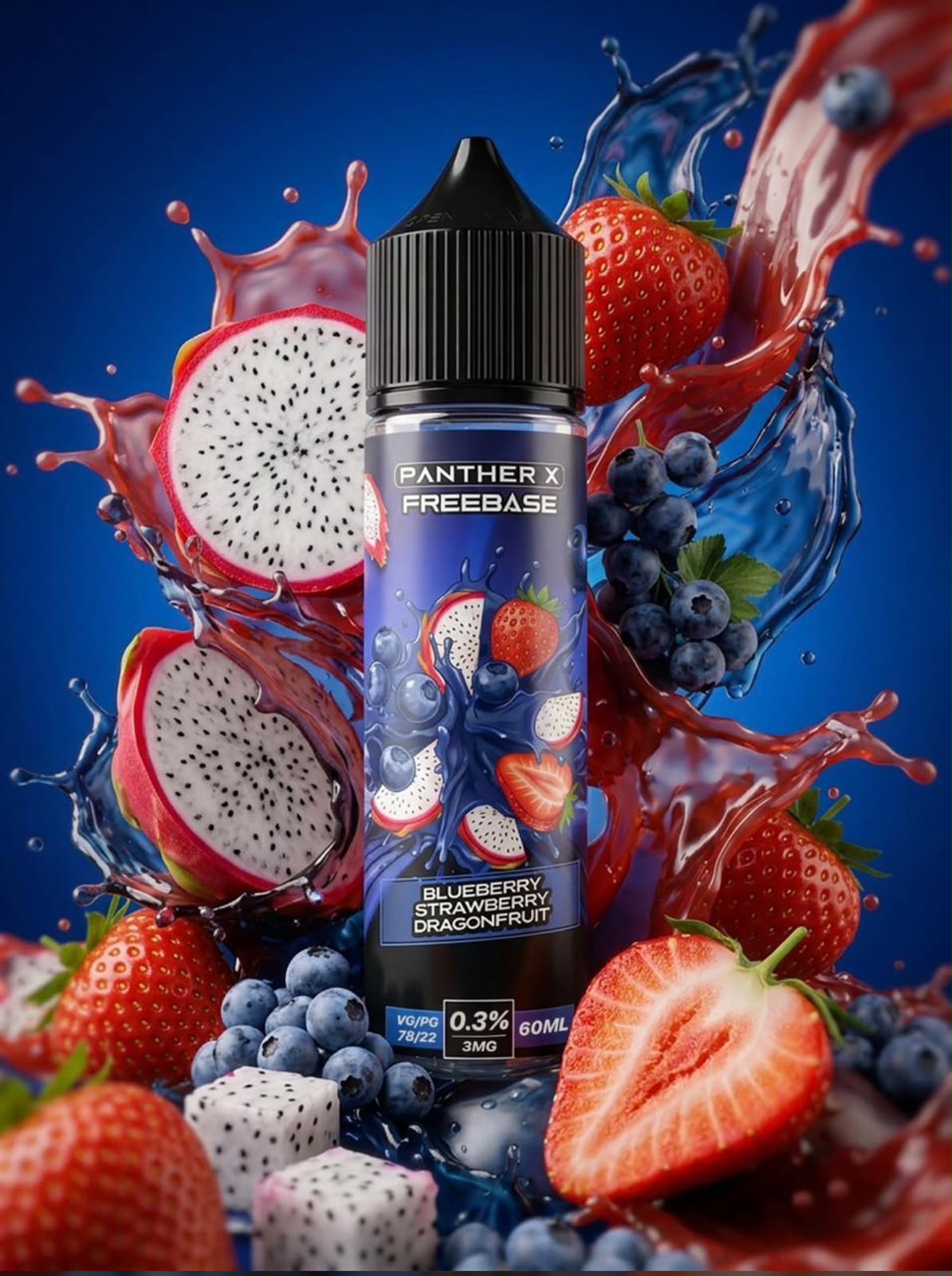 Dr Vapes Panther X Freebase 60ml 3mg Nicotine Vape Juice