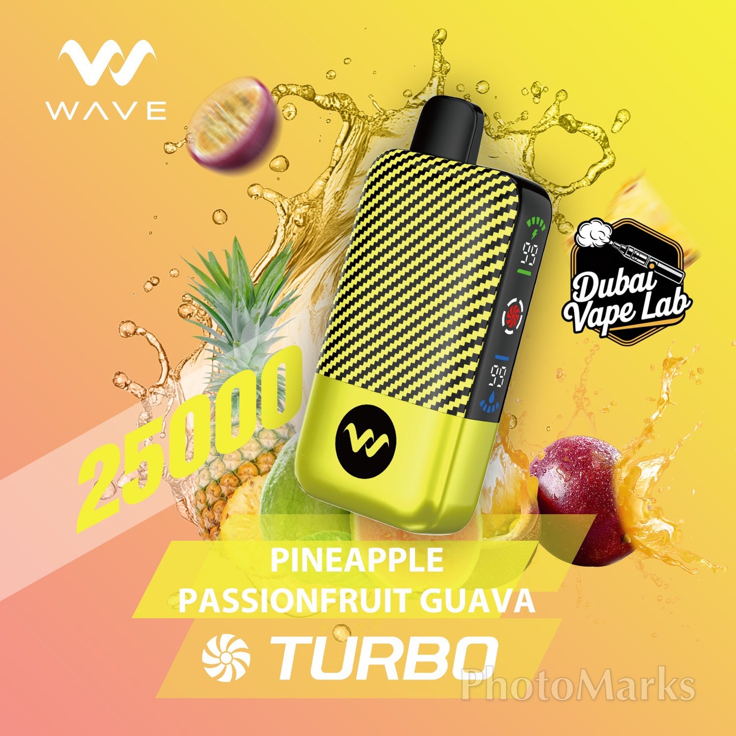 BEST BUY WAVE TURBO COLORS 25000 20 MG/ML(2%) PUFFS DISPOSABLE VAPE IN UAE