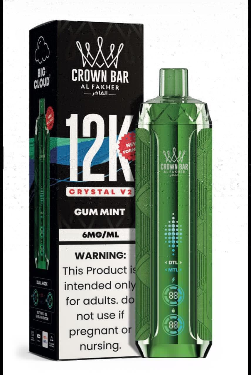 Al Fakher Crown Bar (Crystal V2) 12000 Puffs Disposable Vape