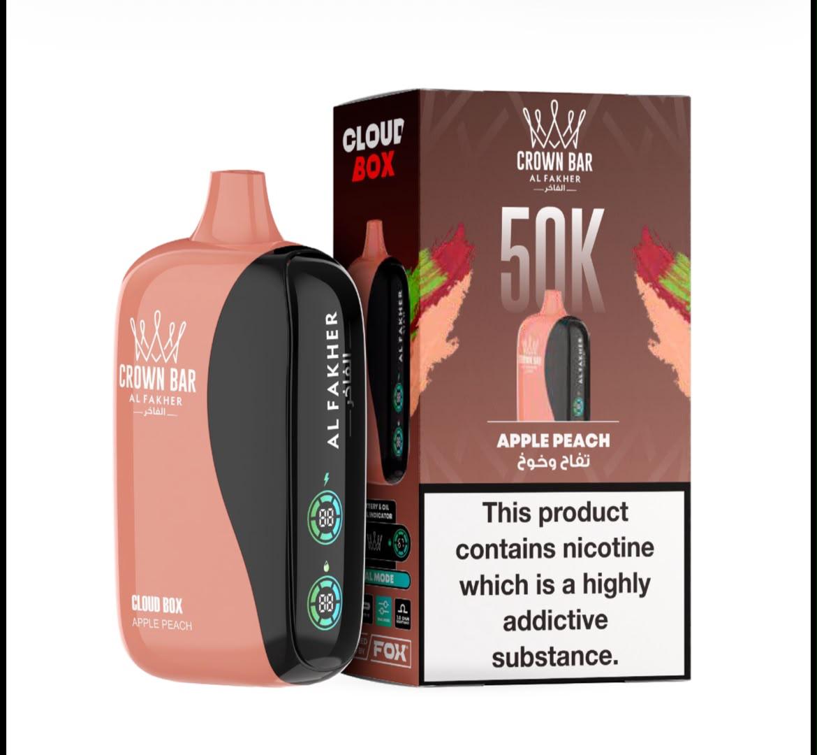 Al Fakher Crown Bar 50K Cloud Box 50000 Puffs