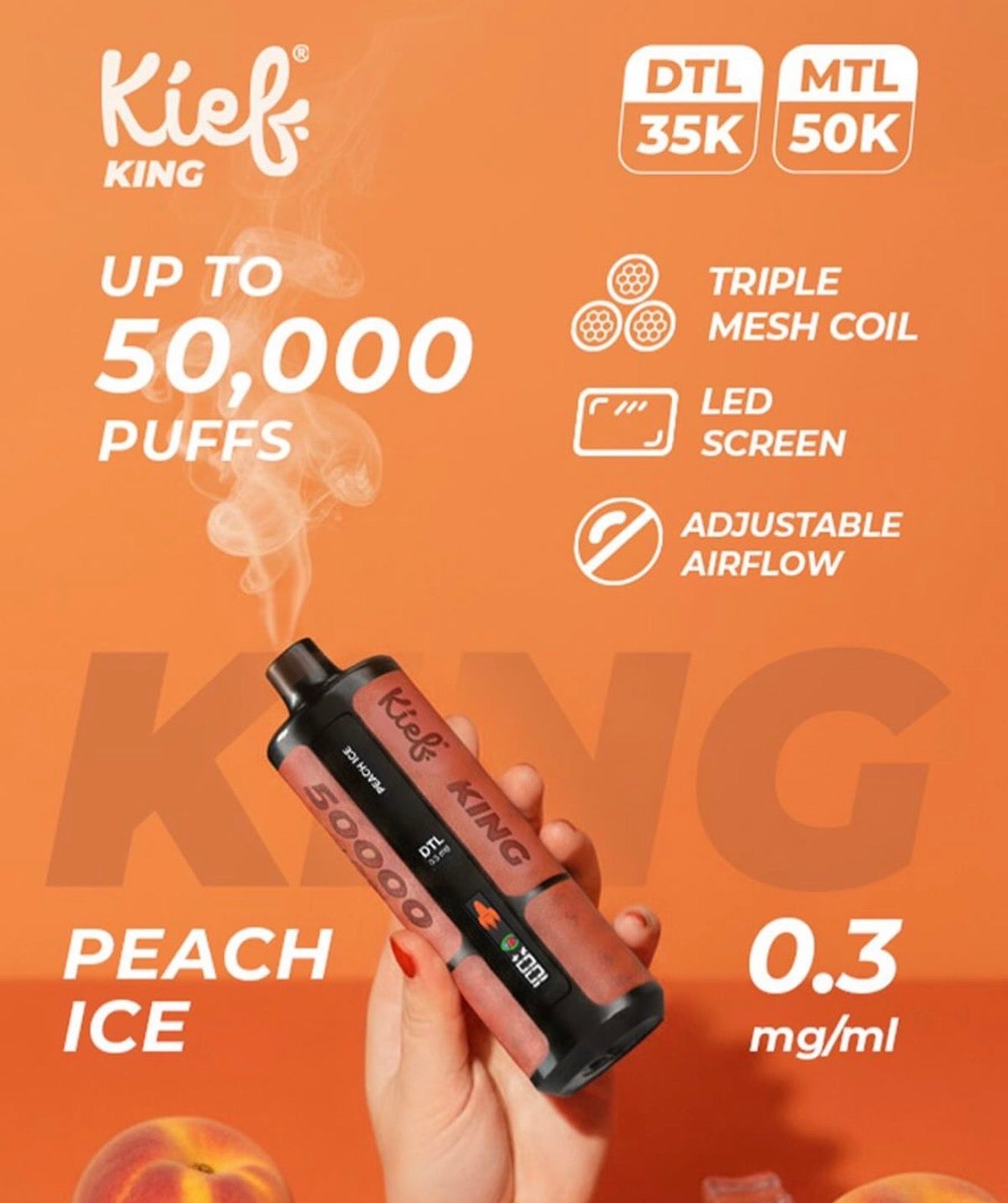 Kief King 50,000 Puffs Disposable Vape