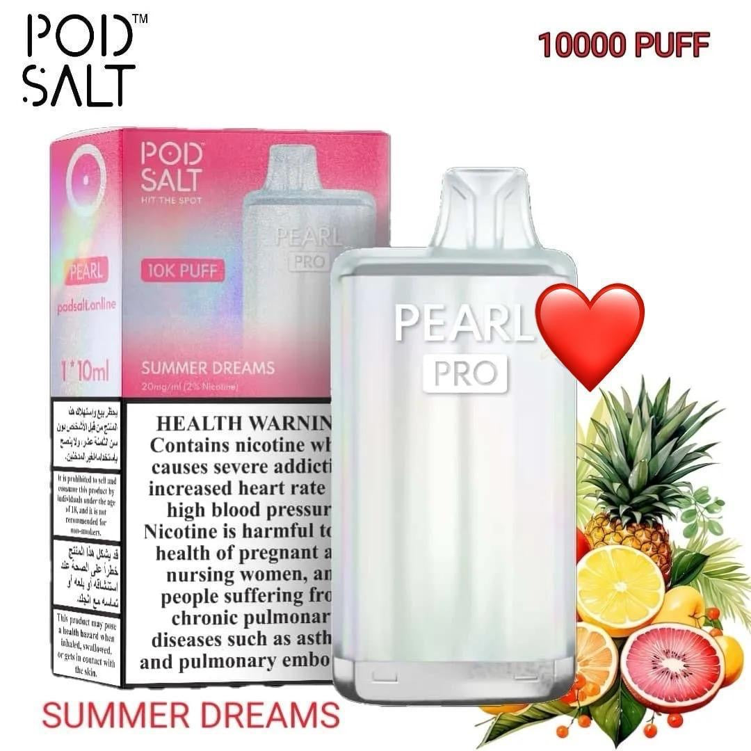 POD SALT PEARL PRO 10000 PUFFS DISPOSABLE VAPE in UAE
