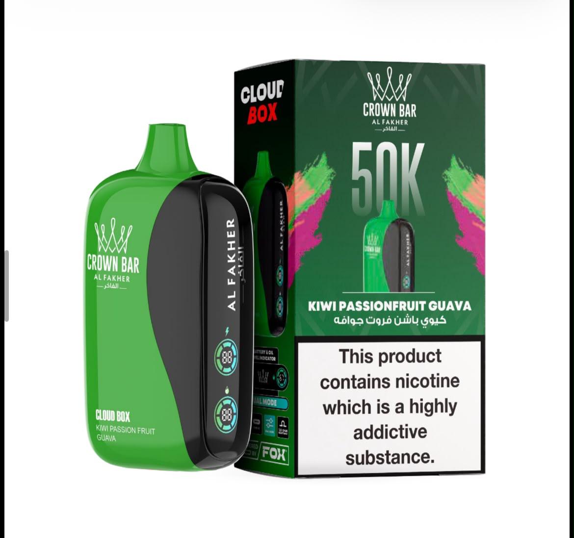 Al Fakher Crown Bar 50K Cloud Box 50000 Puffs