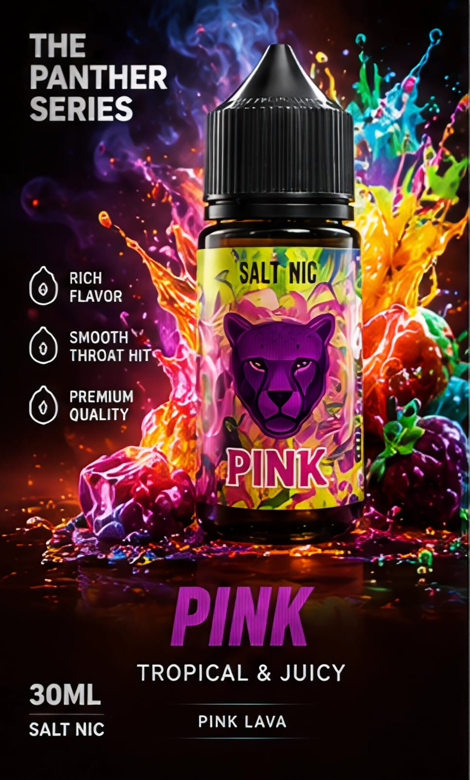 The Panther Series by Dr. Vapes (30mg / 50mg) Saltnic E-Liquid 30ml