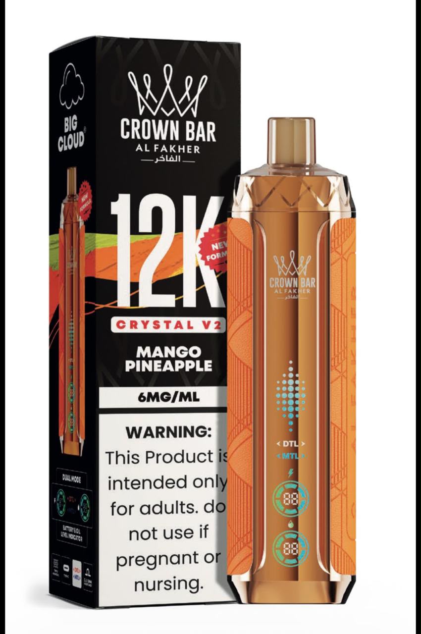 Al Fakher Crown Bar (Crystal V2) 12000 Puffs Disposable Vape