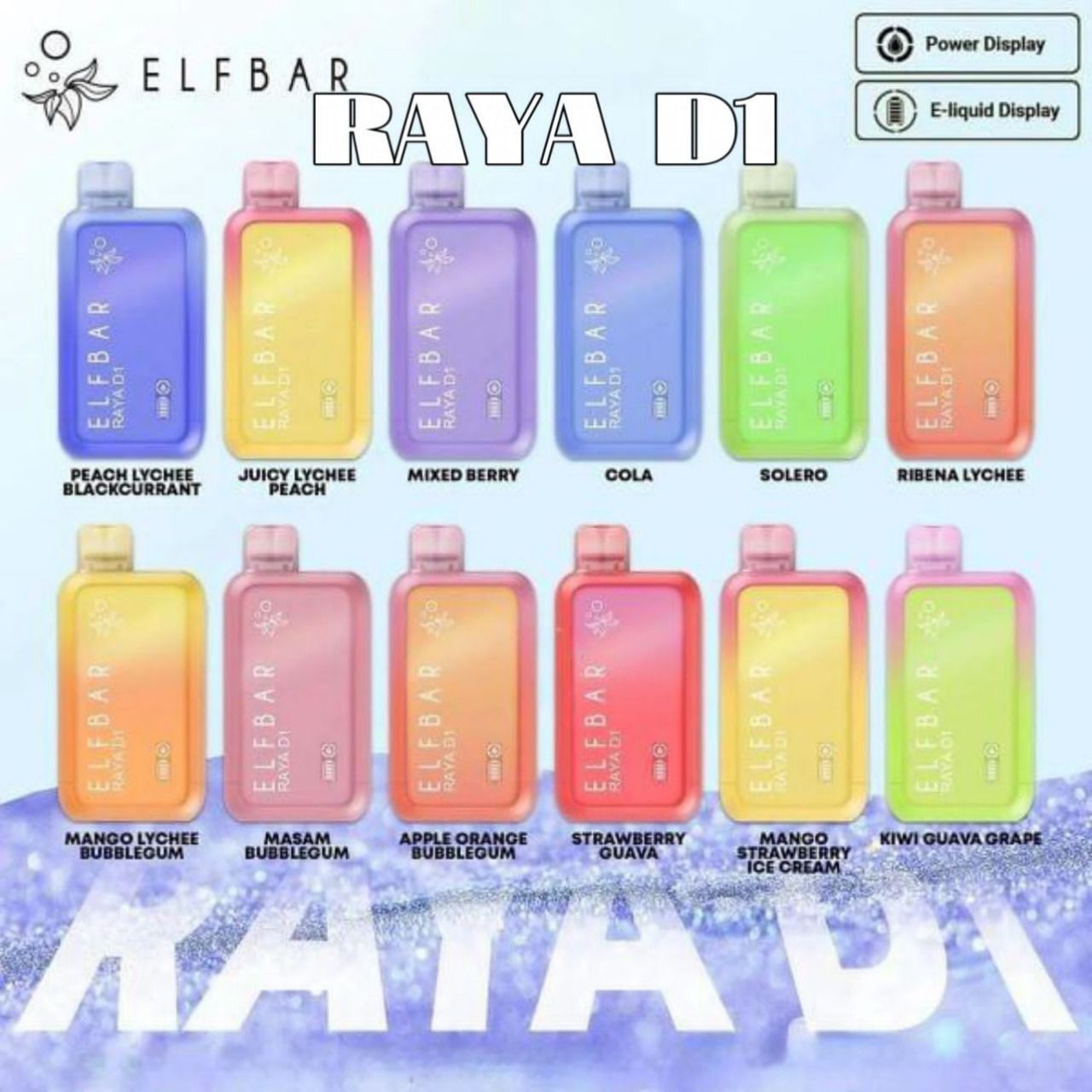 Elf Bar Raya D1 13000 Puffs Disposable Vape