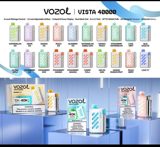 Vozol Vista 40000 Puffs Disposable Vape
