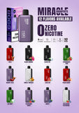 HQD Miracle 8000 Puffs Zero Nicotine Disposable Vape