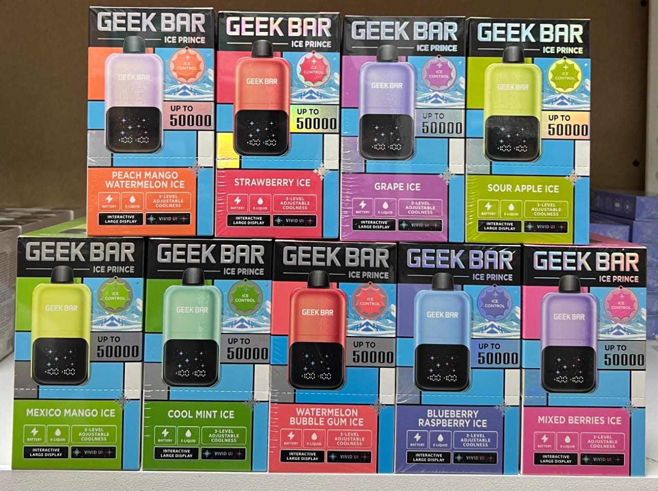 Geek Bar Ice Prince 50000 Puffs Disposable Vape