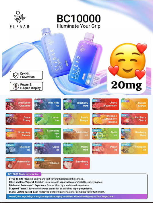 ELFBAR BC10000 Disposable Vape in Dubai
