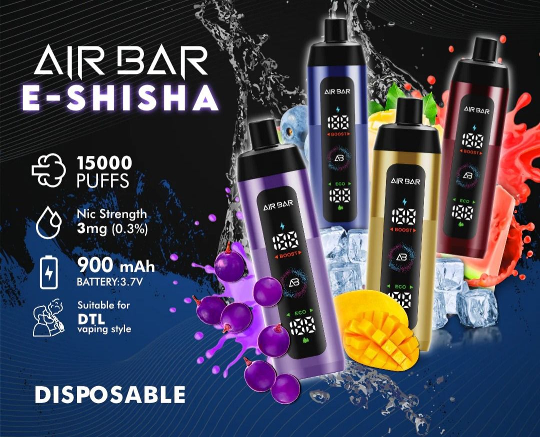 Air bar E Shisha 15000 Puffs Disposable Vape