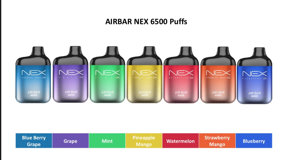 Air Bar Nex 6500 Puffs Disposable Vape