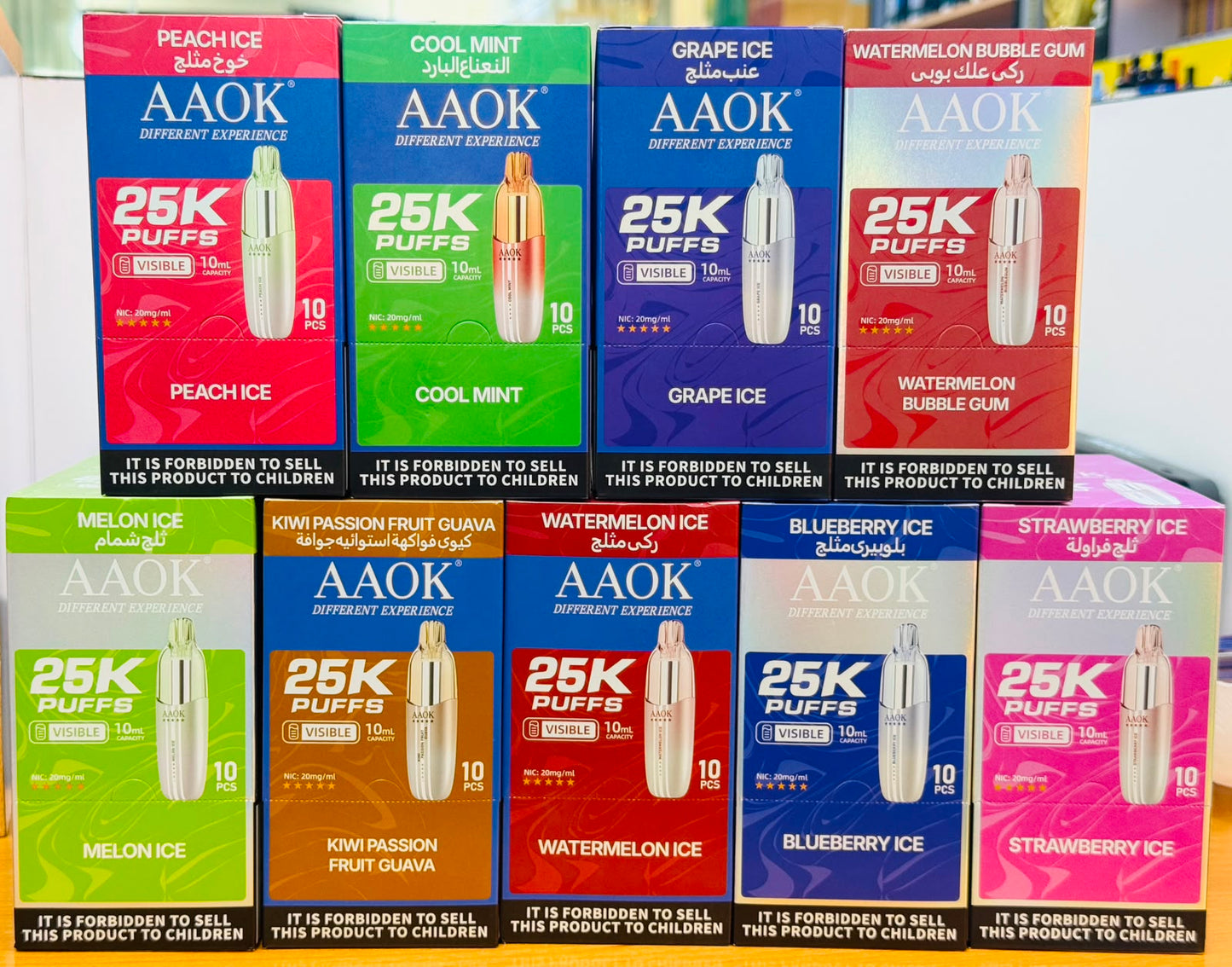 AAOK 25K Puffs Disposable Vape in Dubai