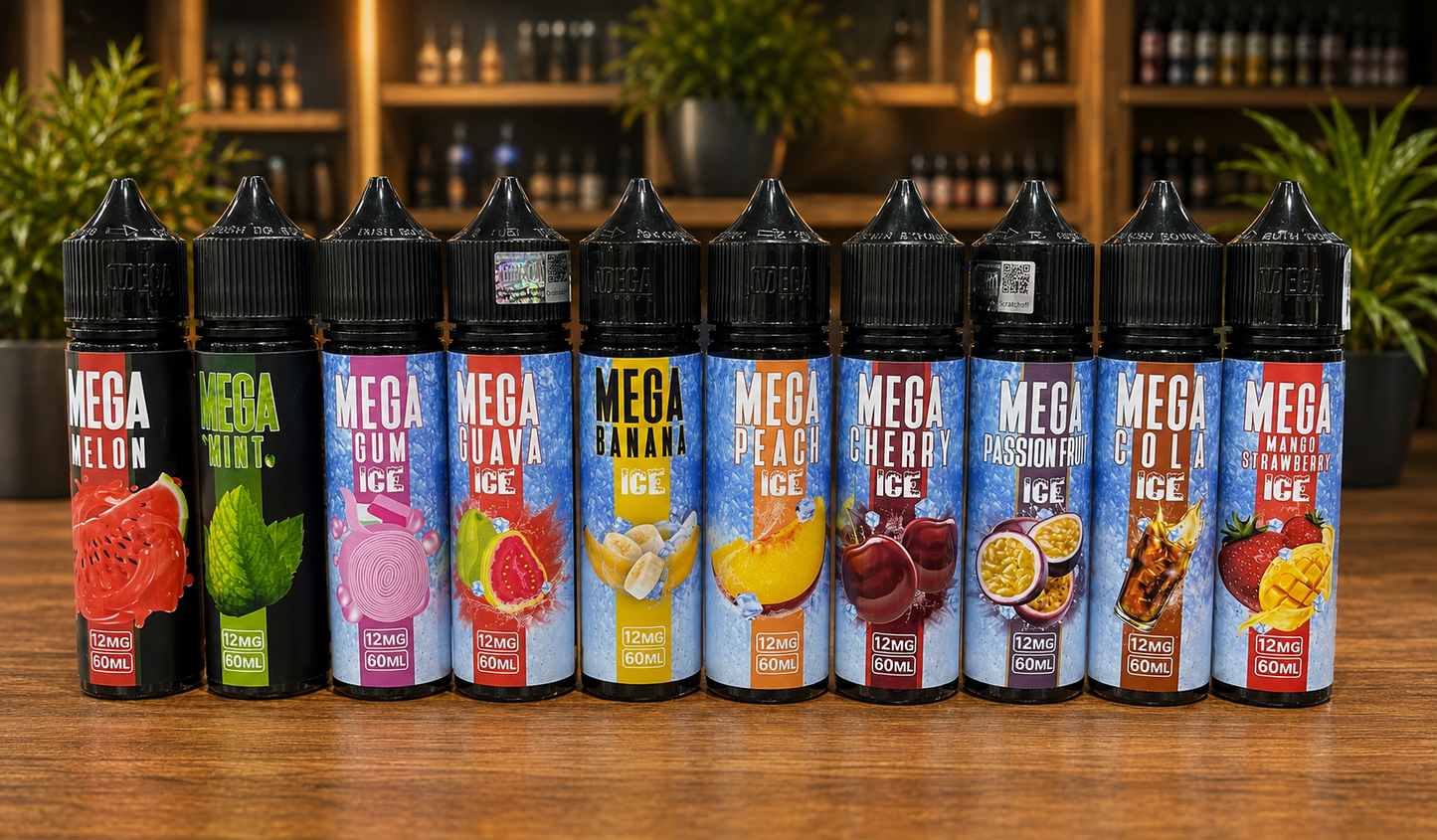 Mega 12mg Nicotine Vape 60ml E-Juice